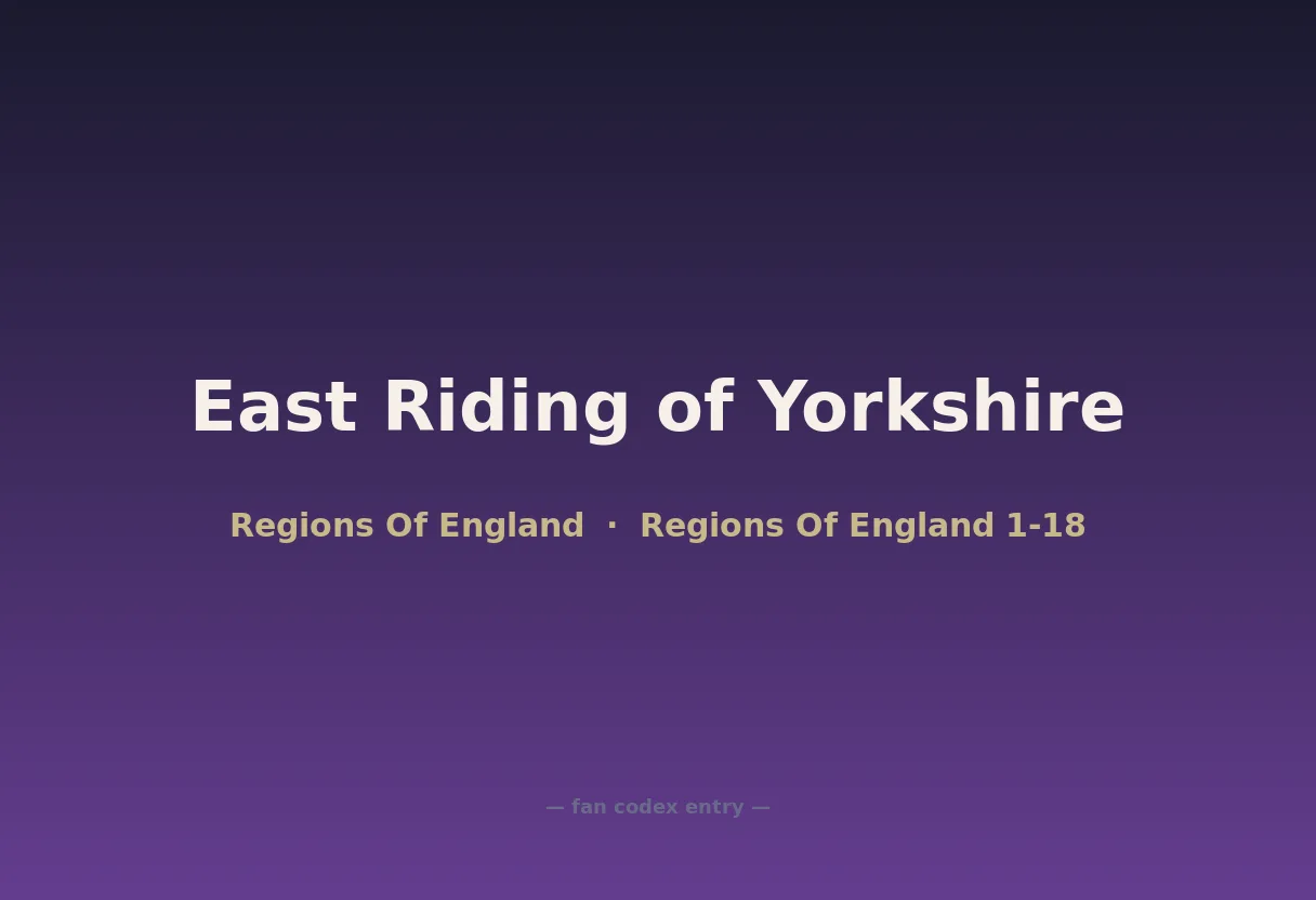 East Riding of Yorkshire
